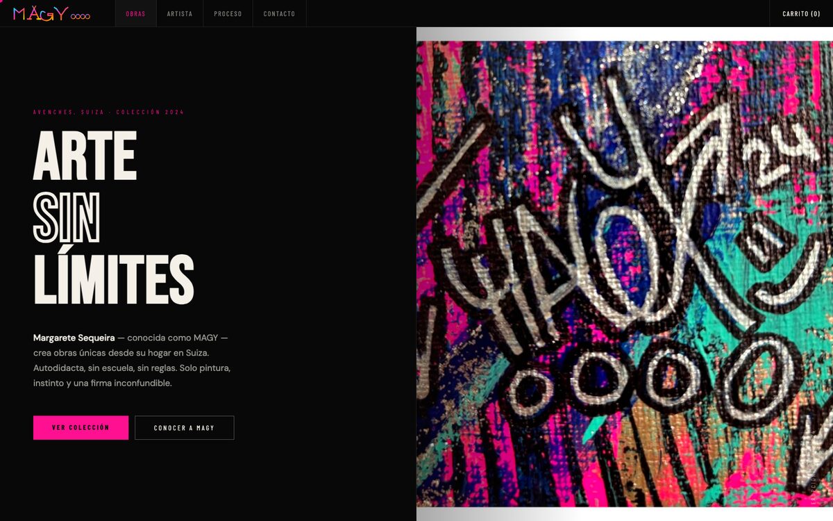 Magyart Gallery — page d’accueil
